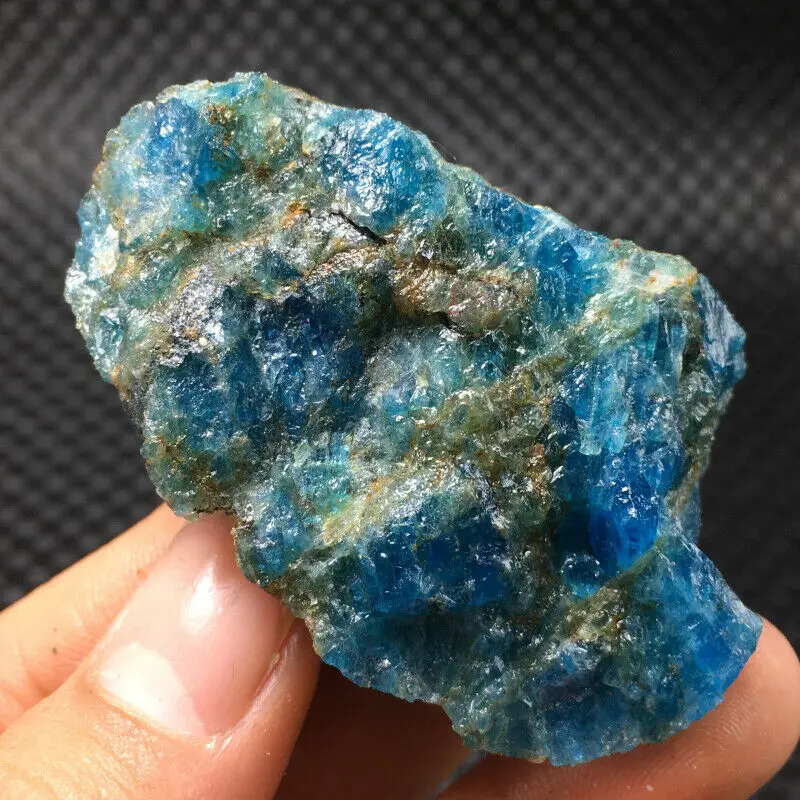75 г натуральный Апатит шероховатый сырой камень образец горной породы из