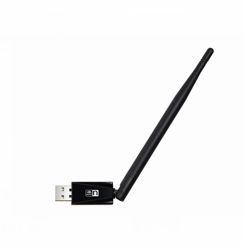 100 шт./лот 150 Мбит/с беспроводной Mini-USB WiFi адаптер сетевой адаптер беспроводной локальной сети 5DB антенна для WindowsXP/7 8 10/Vista/Linux