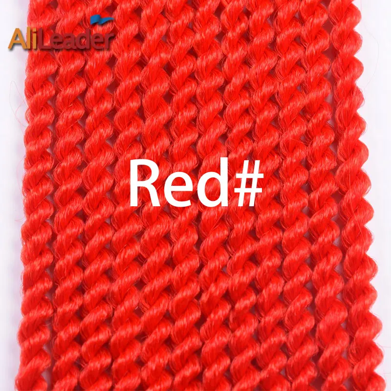 Продукты AliLeader, Сенегальские скрученные волосы, вязанные крючком, косички для наращивания, 22 дюйма, 13 цветов, Ombre, фиолетовый цвет, синтетические волосы для плетения - Цвет: #99