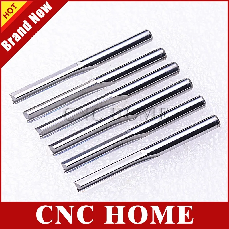 5pcs 4*25MM 2 Flutes Straight Slot Carbide Milling Cutter Foam Cutting Tools CNC Router Bits on Carving Engraving Machine | Инструменты