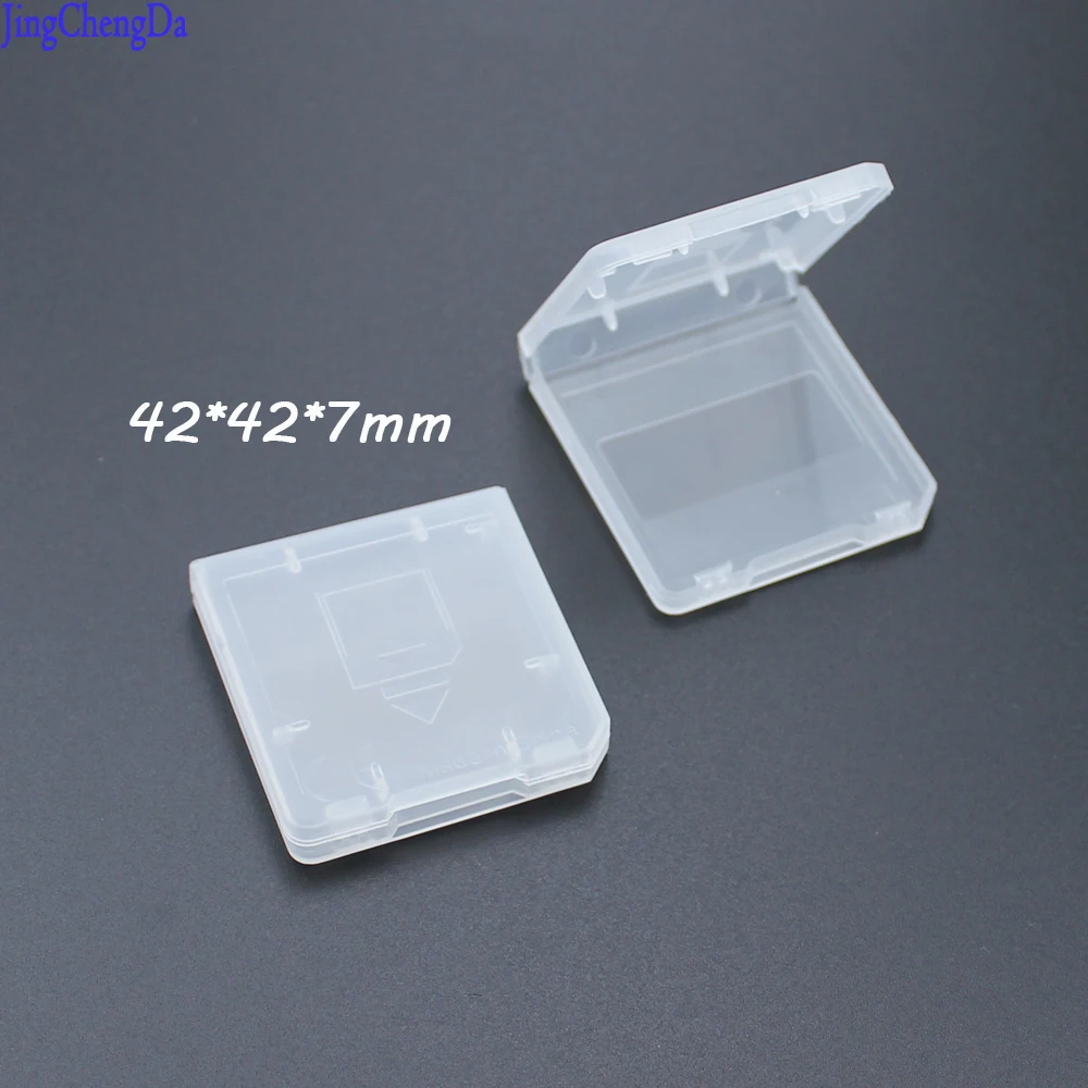 

Transparent Hard Plastic Standard SD SDHC Memory Card Case Holder Storage Box Protector