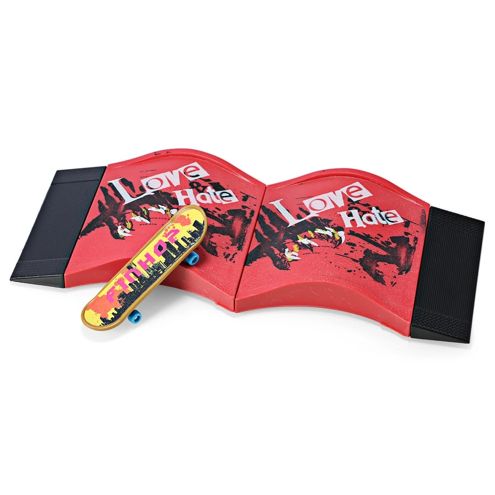 Клиренс 1 комплект скейт-парк рампы части для грифа Fingerboard Finger Board Ultimate Parks детские