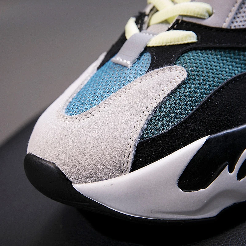 Женские кроссовки на платформе повседневная обувь толстой подошве со шнуровкой