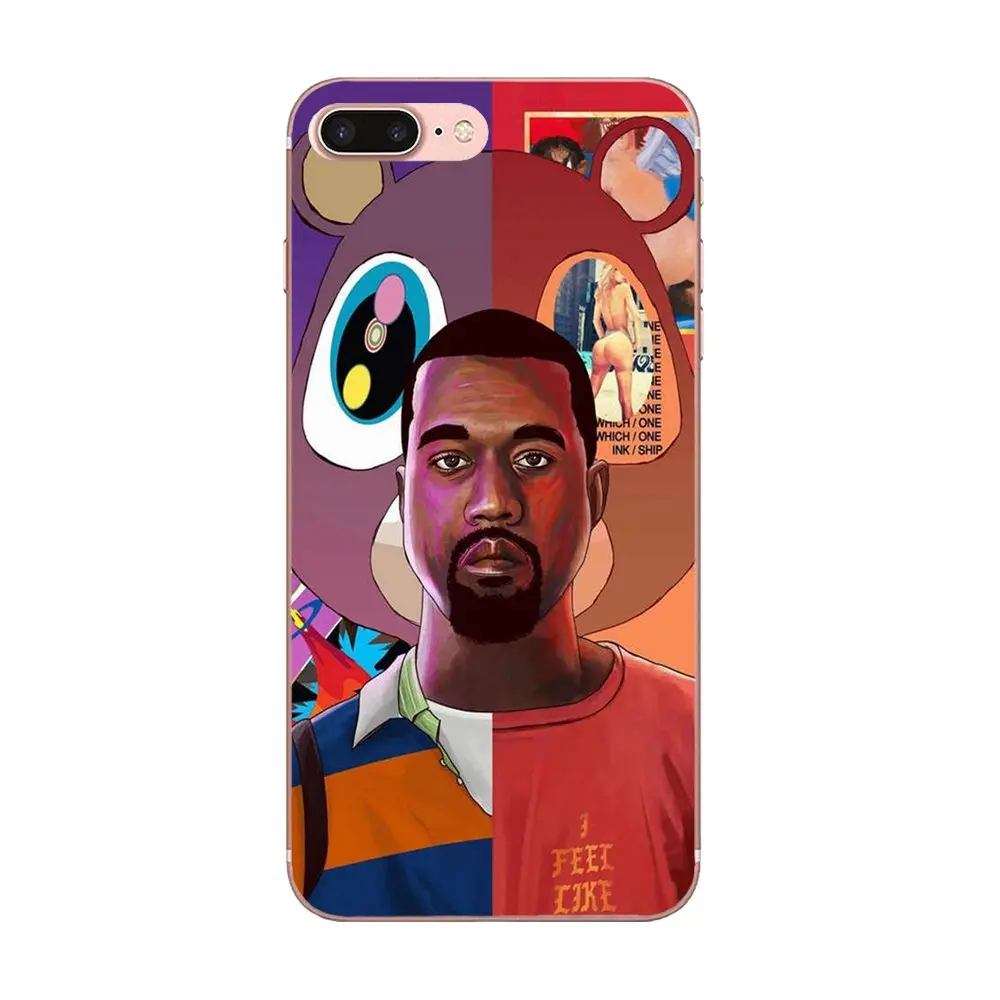 ТПУ защитный чехол для телефона хип-хоп Супер Рэппер черный Samsung Galaxy Note 5 8 9 S3 S4 S5 S6