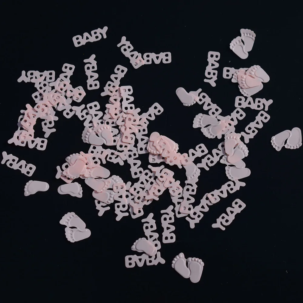 60 г Новорожденный ребенок душ конфетти мальчик девочка ноги Дети вечевечерние