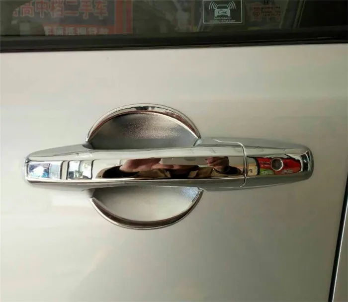Хромированные дверные ручки крышки чашка чаша Накладка для Honda Civic 2006 2007 2008 2009 2010 2011 Автомобильные аксессуары