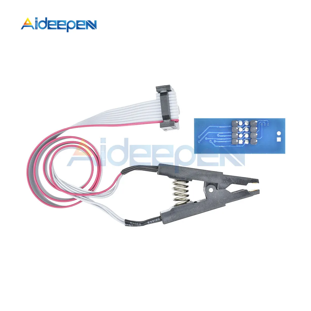 CH341A 24 25 серии EEPROM флэш-память биос USB программист модуль+ SOIC8 SOP8 тестовый зажим для EEPROM 93CXX/25CXX/24CXX