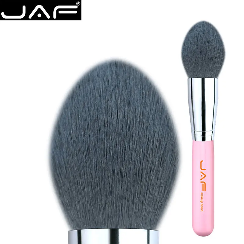 Кисть JAF 18SKYG коническая кубуки с точечным наконечником для нанесения румян или контурных оттенков на щеки и виски - Handle Color: Pink 18SKYG