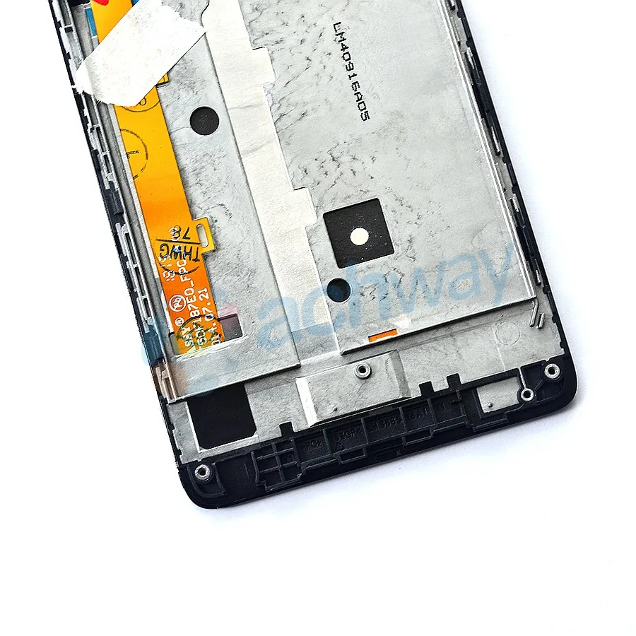 ЖК дисплей для Lenovo A6000 5 0 дюйма дигитайзер сенсорного экрана в сборе с рамкой