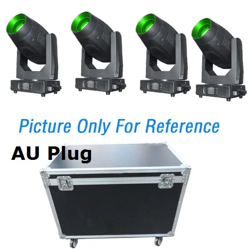 Au Plug Светодиодный светильник 550 Вт движущийся головной свет электронные пятна обрамление 4в1 движущаяся головка для Театральная сцена Свадебная Дискотека Лазерная подсветка для DJ эффект - Испускаемый цвет: Au Plug