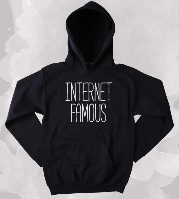 Толстовка для блогера Интернет знаменитый слоган соцсети Tumblr Hoodie Z179|sweatshirts