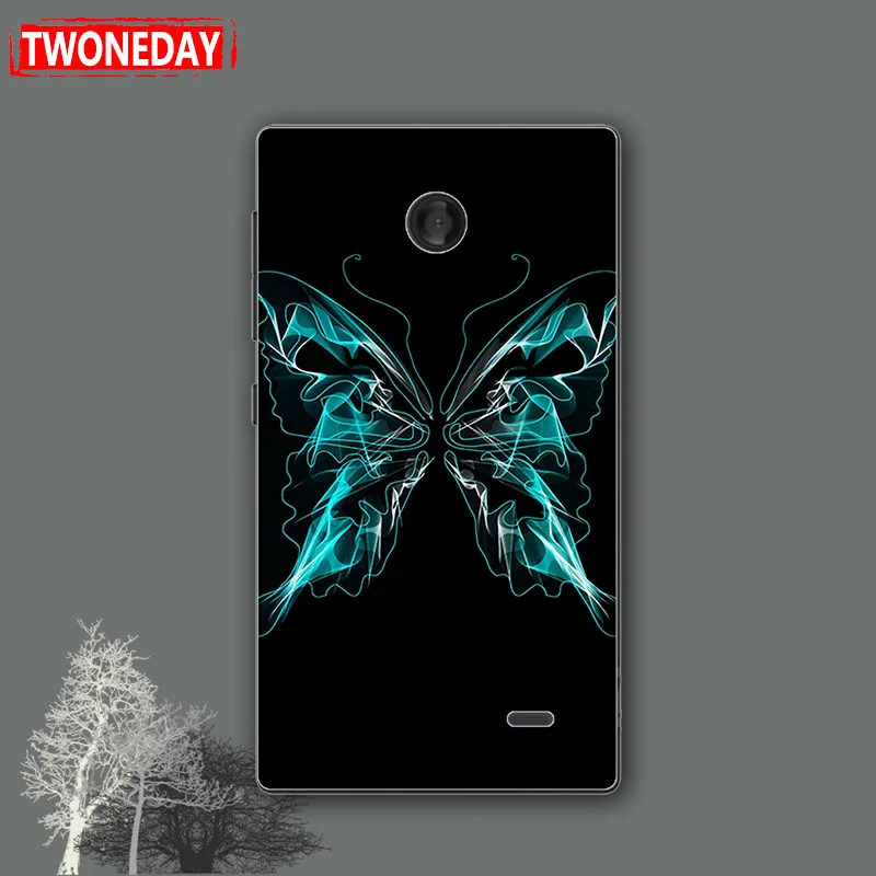 Q159 Чехол для Nokia X Dual SIM A110 RM-980, задняя крышка с цветочным рисунком, чехол, силиконовый чехол с принтом кошки, совы, чехол для телефона с рисунком в виде животного для Nokia X - Цвет: Q159