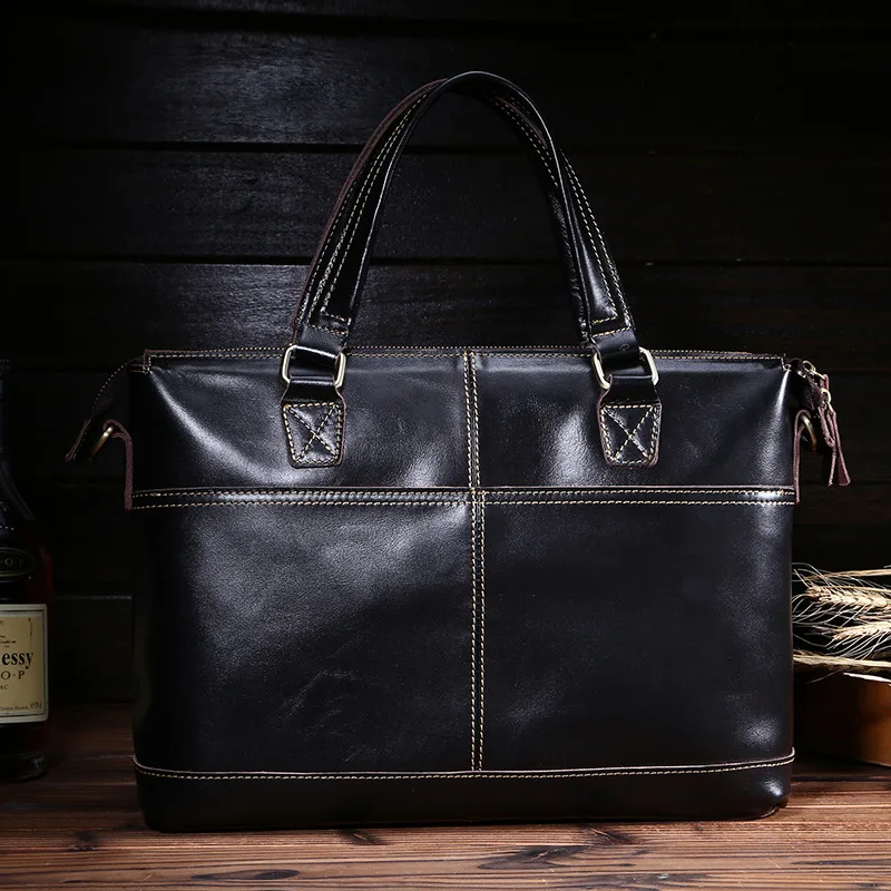 Cowhide Genuine Leather Men Casual Laptop Handbag 2017 Crossbody Male Bag Business Briefcase Shoulder Messenger Travel | Багаж и сумки