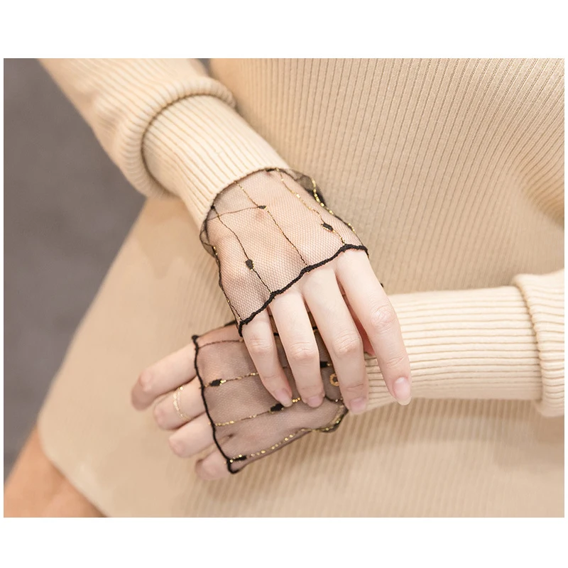 JSMY Сексуальная Ажурная сетчатая перспективная газовая рубашка топ с длинными