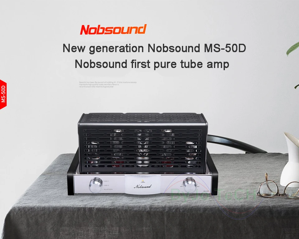 Nobsound MS-50D ламповый усилитель Hi-Fi усилитель 2,1 каналов Усилитель Вакуумный ламповый усилитель Bluetooth усилитель и USB MS-10D 30D Модернизированный