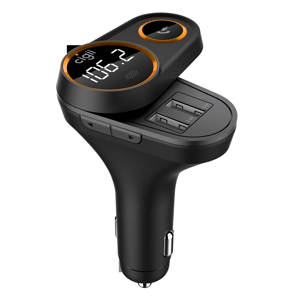 OLED Экран Автомобильный MP3-плеер fm-передатчик Lossless музыка Bluetooth Dual USB Hands Free против
