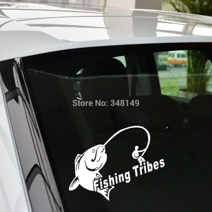 Aliauto Car Styling Fishing Tribes Stickers and Decals Accessories for chevrolet cruze ford focus skoda octavia volkswagen | Автомобили и