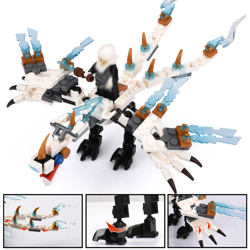 115 шт + Ninjagoingly Dragon Knight строительные блоки Совместимые Legoingly образовательные Diy