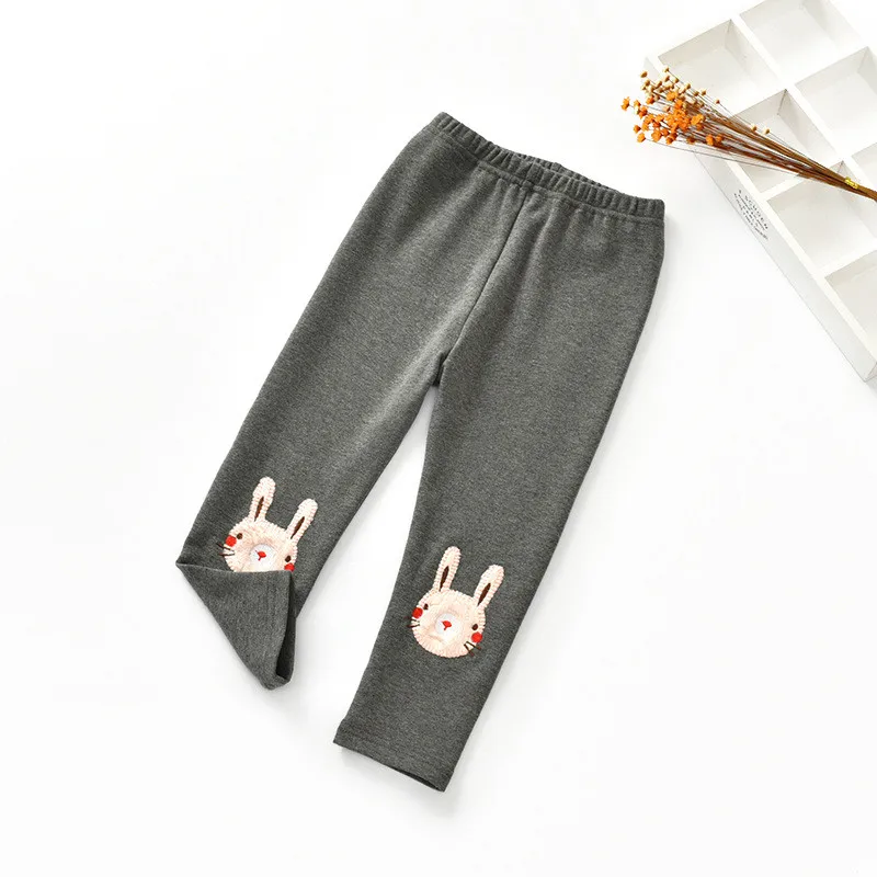 Розничная продажа детские леггинсы для девочек длинные штаны с аппликацией