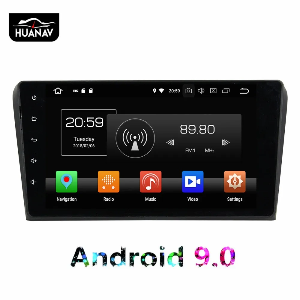 DSP Android 9 0 автомобильный без dvd-плеера GPS навигация для Mazda 3 2010 2011 2012 Авто Радио