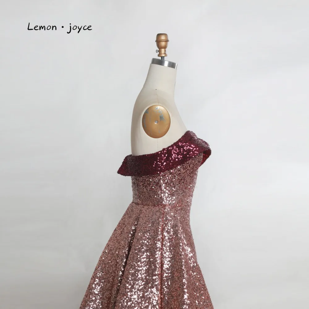 Lemon joyce блестками платье для выпускного вечера 2020 великолепное милое с открытой