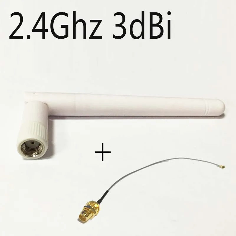 Антенна Wi Fi 100 ГГц 3 дБи с коннектором RP SMA папа 15 см 2 4 шт.|Антенны для связи| |