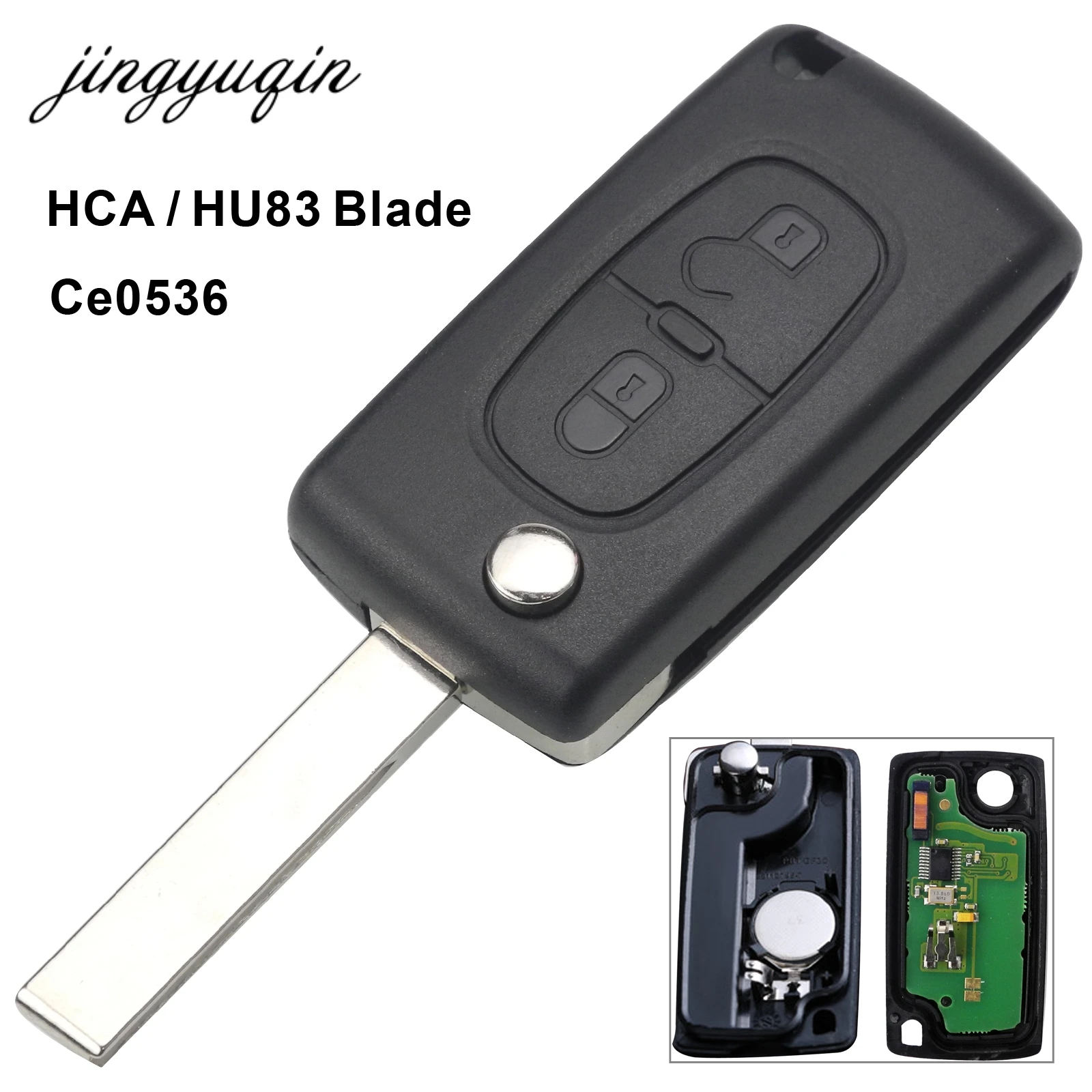 Jingyuqin Ce0536 HCA лезвие модифицированный 2 кнопки откидной складной дистанционный