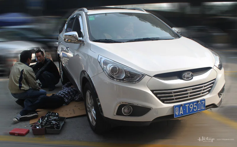 Новое поступление, беговые доски, боковой шаг nerf бар для hyundai IX35(Tucson IX) 2009- год, HITOP магазин-5 лет+ SUV expeneriences