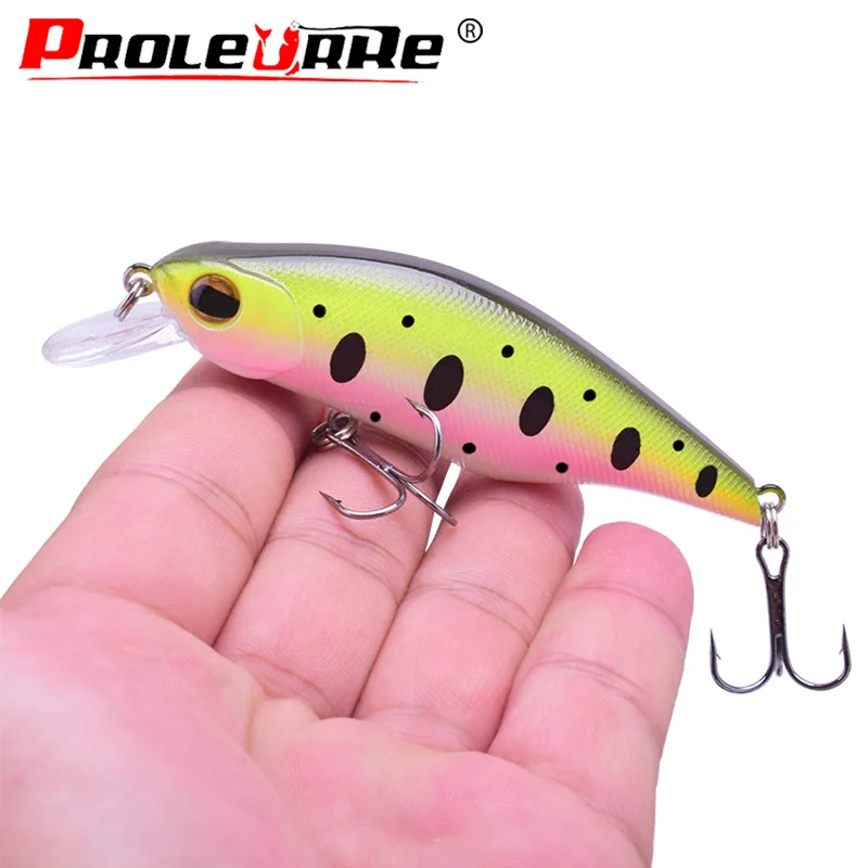 Proleurre 9 см 11 г Minnow воблеры приманки для рыбалки с крючками VMC плавающий карп