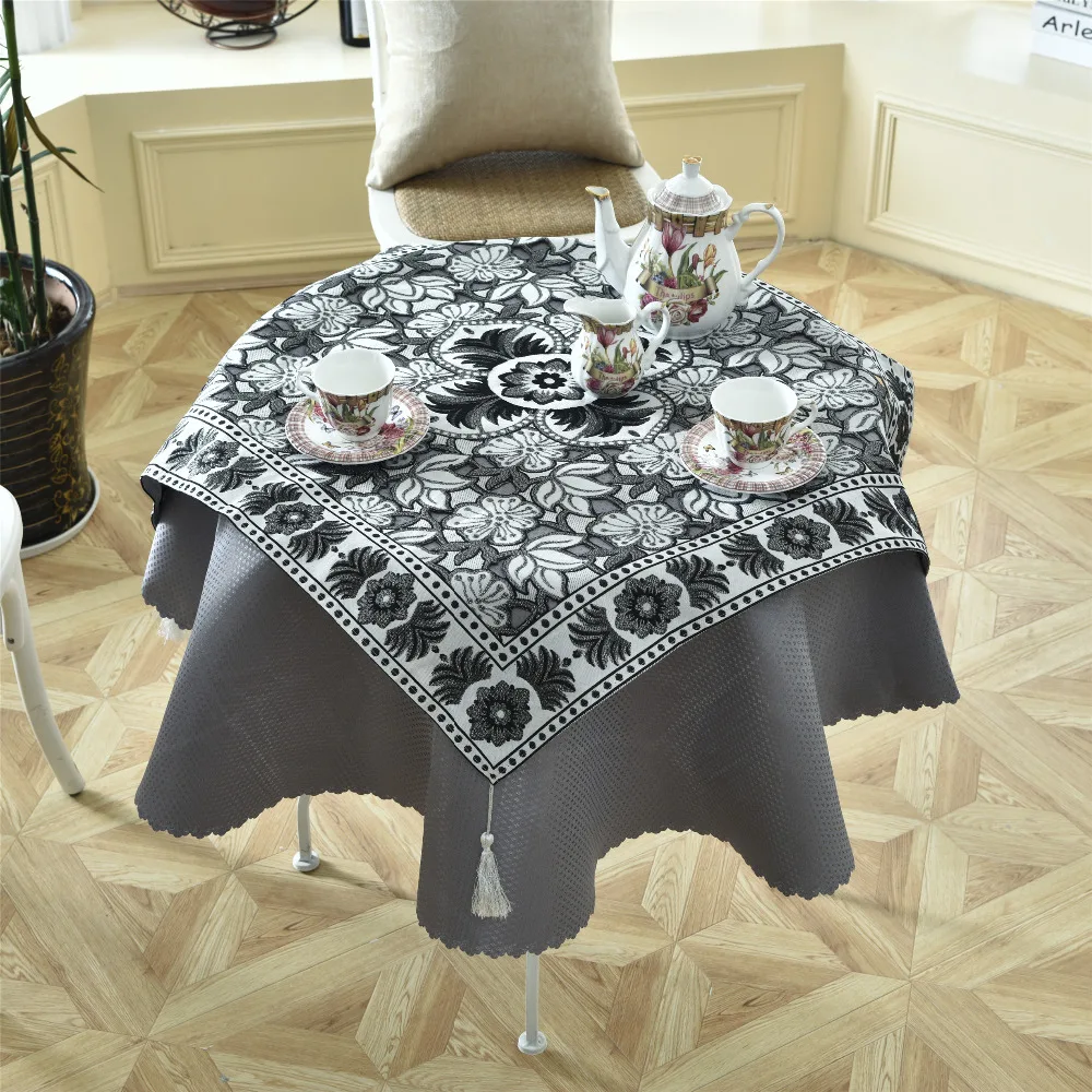 Фото Новейшая модель 2 шт./компл. Круглый 140 см роскошный Enbroidery модное элегантное Новейшая модель 2 шт./компл. Круглый 140 см роскошный Enbroidery модное элегантное