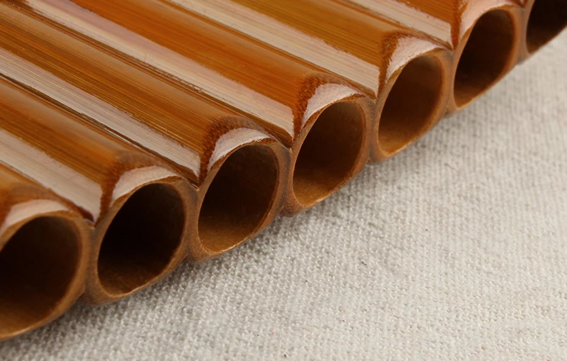 Китайский традиционный музыкальный инструмент 15 труб Pan Flute C Key Высокое качество Pan Pipes духовой инструмент Bamboo Pan flute