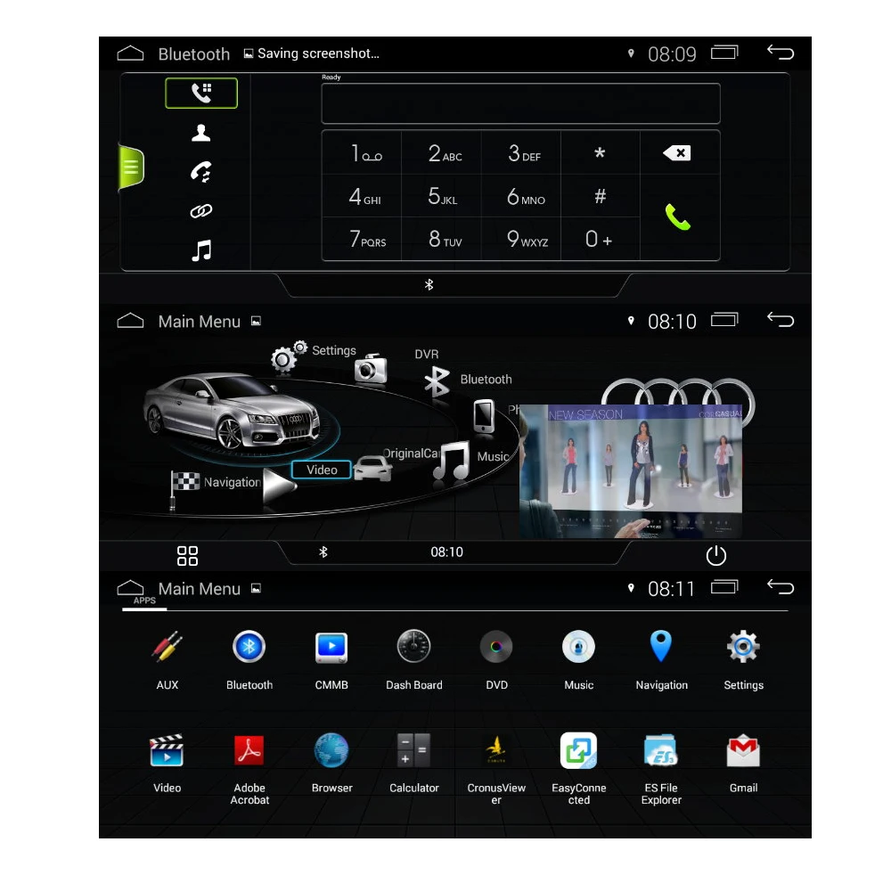Автомагнитола Panlelo на Android 7 1 для Audi Q3 автомагнитола AM/FM Автомобильная GPS навигация