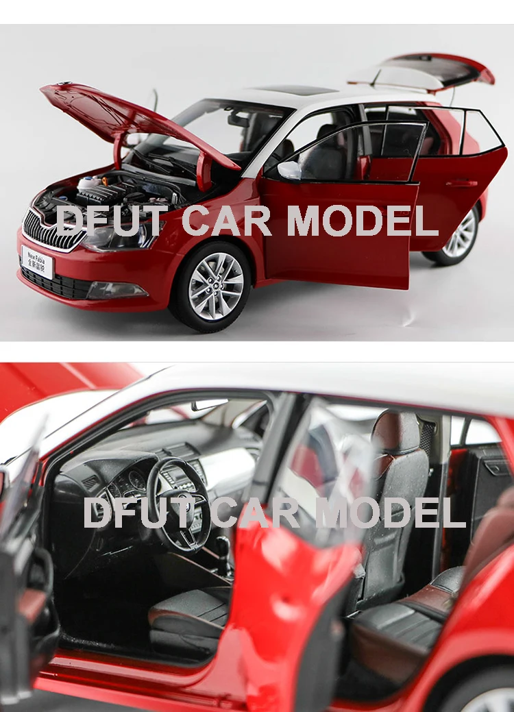 Литые под давлением колеса из 1:18 сплава FABIA модель автомобиля Детские игрушечные машинки оригинальные авторизованные подлинные детские игрушки для коллекции