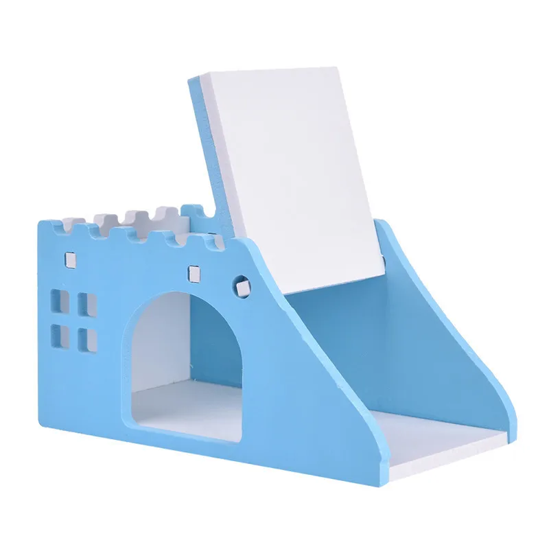 Красивые изысканные деревянный дом хомяка смотровой площадки домик для домашних