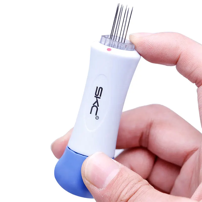 Игла для валяния LMDZ практичная синяя ручка с семью иглами шерсти|Войлок| |