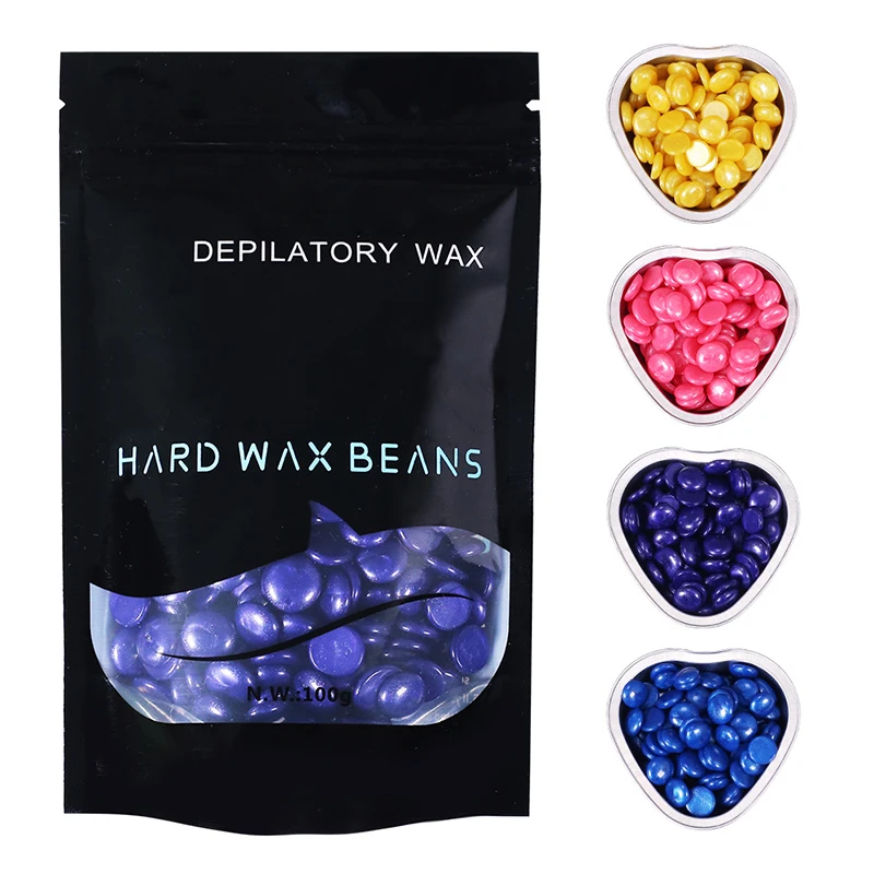 100 г без ленты для депиляции горячая пленка жесткий воск гранулы восковая