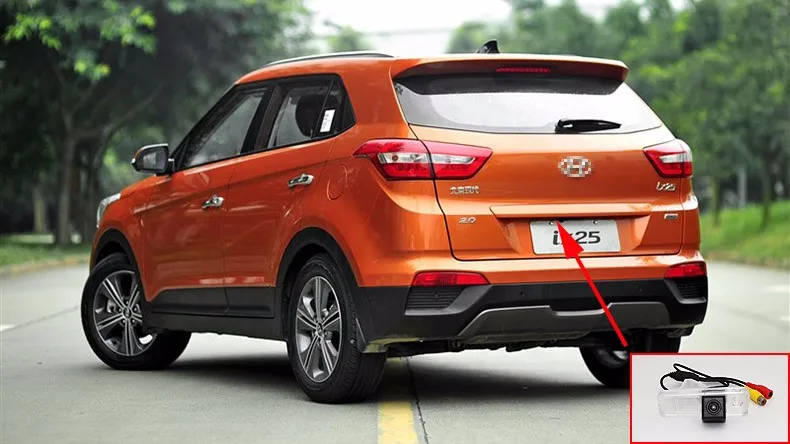 Беспроводная резервная камера для hyundai ix25 Creta~ /HD широкоугольный объектив CCD ночное видение авто парковочная камера заднего вида