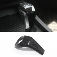 new carbon fiber style abs plastic gear shift head cover trim for bmw x1 f48 201617 2 series 218i gran tourer f46 2015 2017