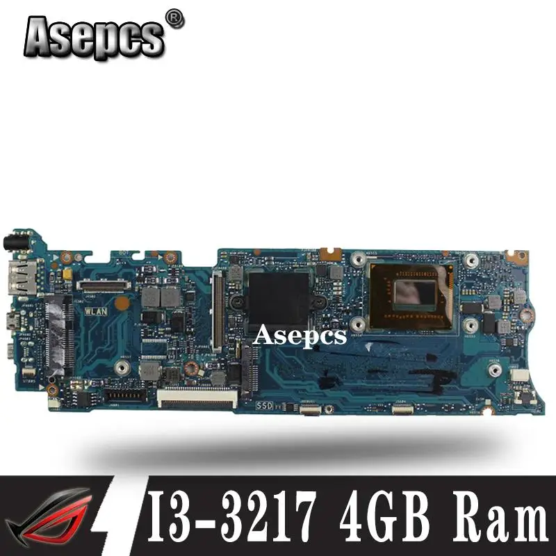 Для For Asus TAICHI31 материнская плата для ноутбука Taichi 31 с I3 3217 CPU 4 Гб Ram хорошая