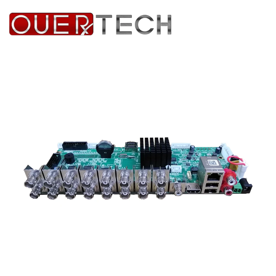 OUERTECH AHD CVI TVI IP CVBS 5 В1 16CH 4MP DVR плата 2CH RCA аудио в 2 SATA HDD порт ONVIF видеонаблюдения CCTV