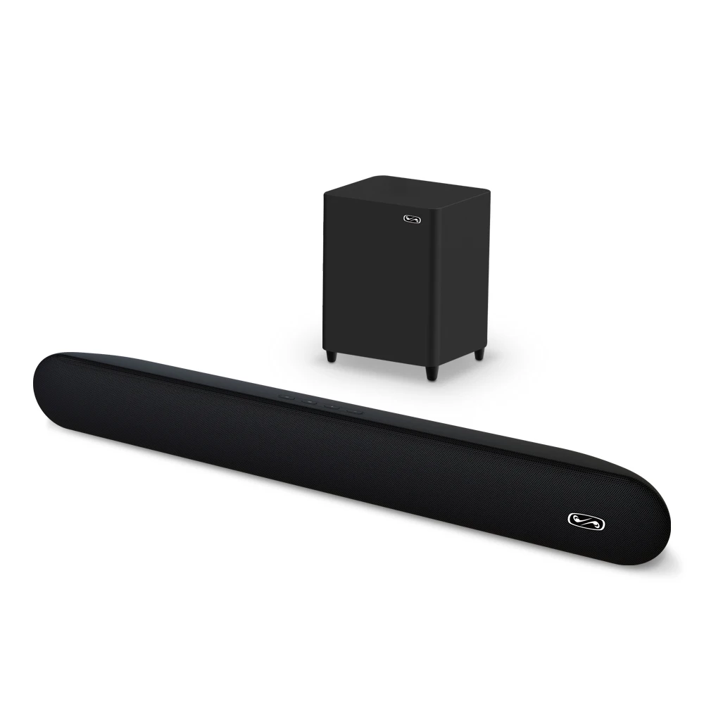 

100W TV SoundBar 2.1 Wireless Bluetooth Speaker Home Theater System Subwoober 3D Surround Remote Control Wall Mountable