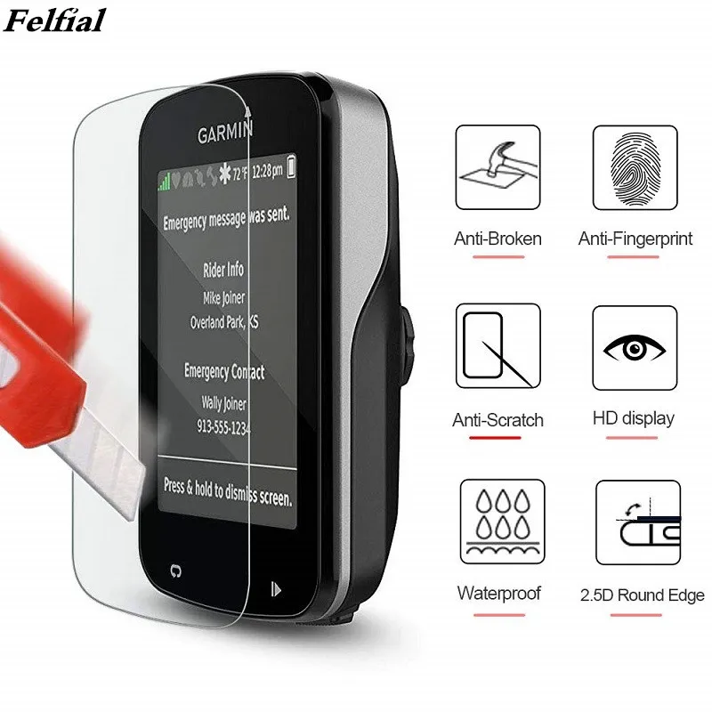 

2PCS Newest Tempered Glass For Garmin Edge 830 Screen Protector GPS Cycling Computer Protective Film For Garmin Edge 530