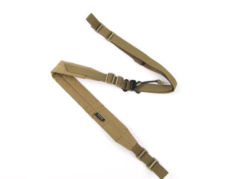 

Tactical Gear MK2 Padded Rifle Gun Sling Hunting Strap 2 Point Coyote Brown CB Quick Adjust Sling(SKU051297)