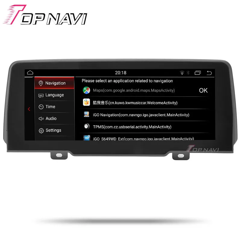 Автомагнитола Topnavi 10 25 дюйма Android 9 0 GPS навигация для BMW X3 EVO G01(2018) 2 Din медиаплеер