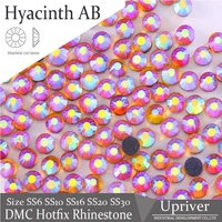 upriver hotfix rhinestones ss6 ss30 hyacinth ab bling strass dmc stones for bags clothes