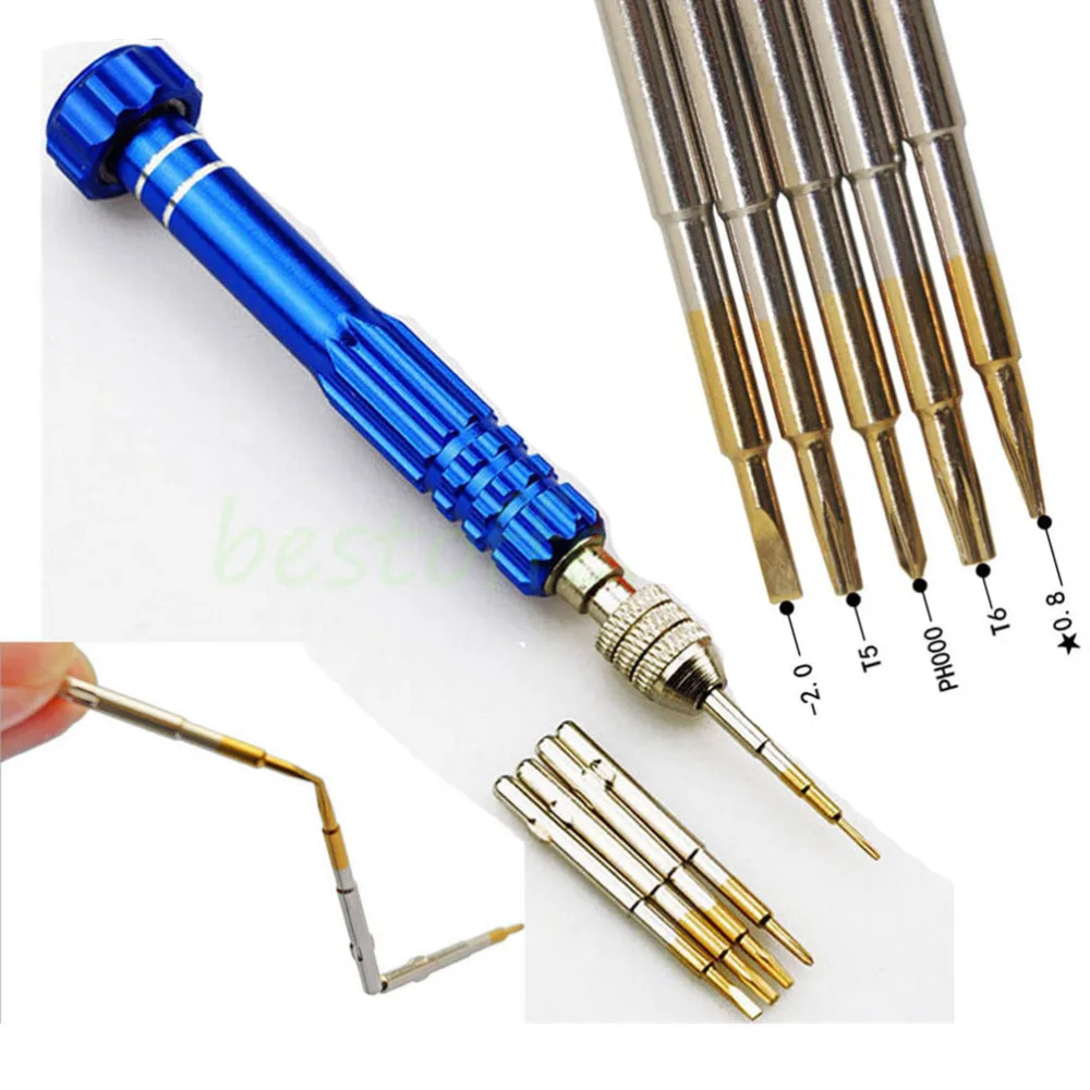 5 в 1 Набор отверток для ремонта iPhone 6 7 HTC iPad Tablet|screwdriver set|tools screwdriver5 in1 |