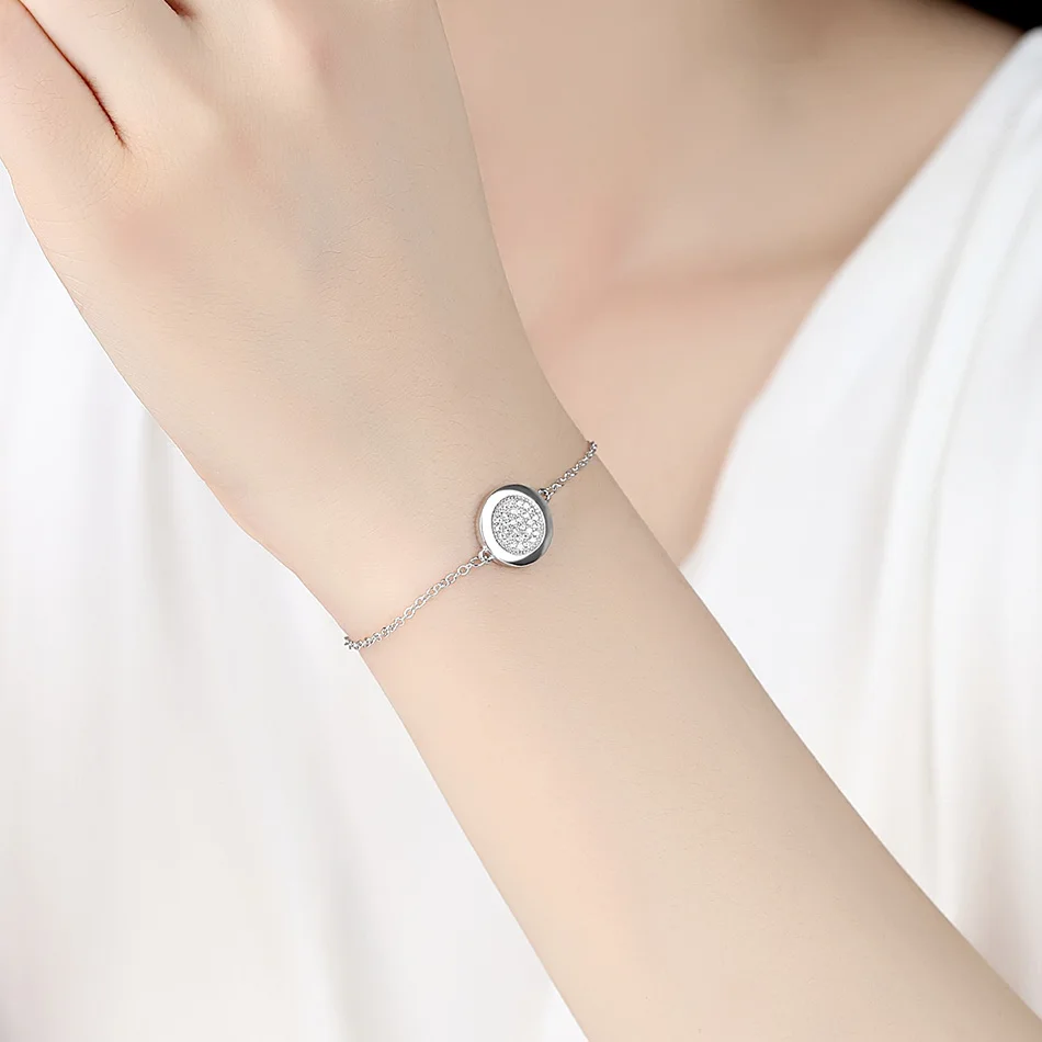Женский браслет из серебра 925 пробы с фианитами|bracelets for|bracelets for womenbracelets women fashion |