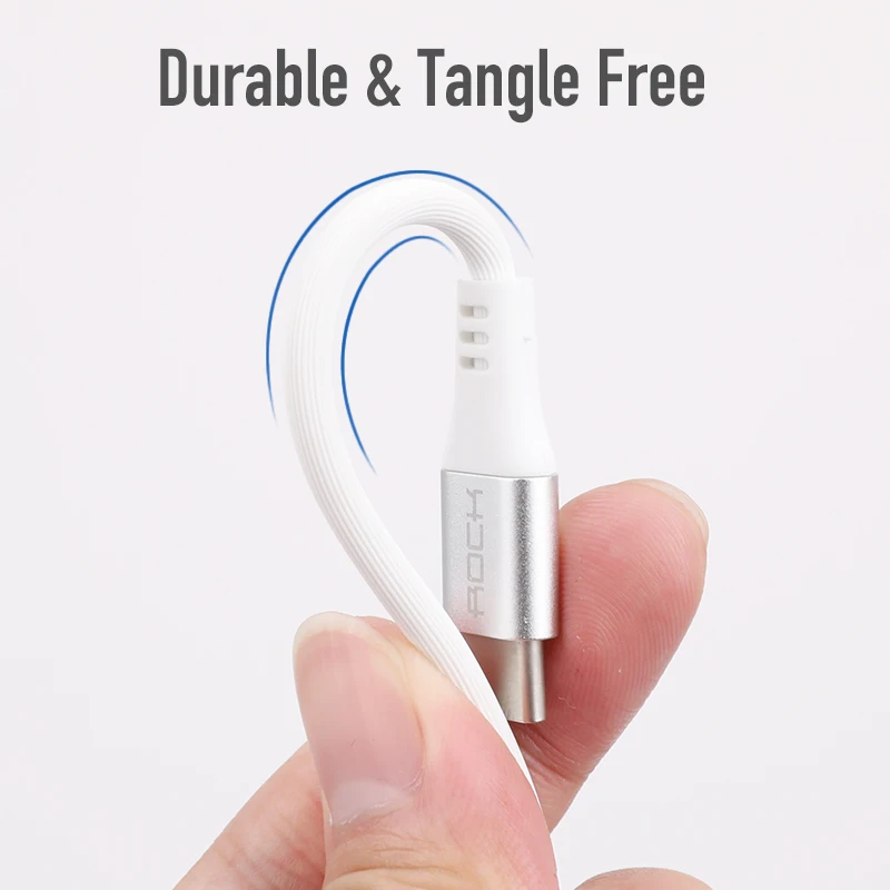 ROCK USB 3A type C телефонный кабель для Xiaomi huawei mate 20 Pro samsung Galaxy QC3.0 быстрой зарядки USB-C |