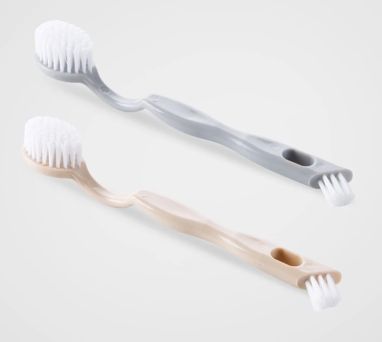 1Pc Double-end Clothes Tiles Cleaning Brush Sink Cleaner Bathroom Bathtub Cleaning Tool Plastic Boot Shoe Brush