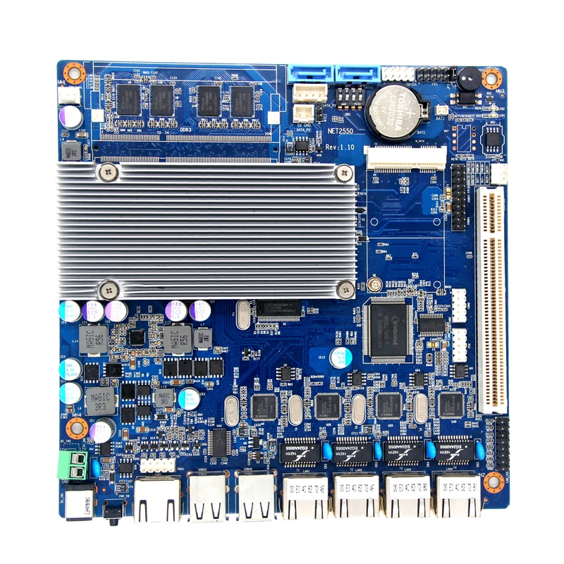 4 LAN mini itx промышленный брандмауэр роутер Материнская плата сервера с процессором